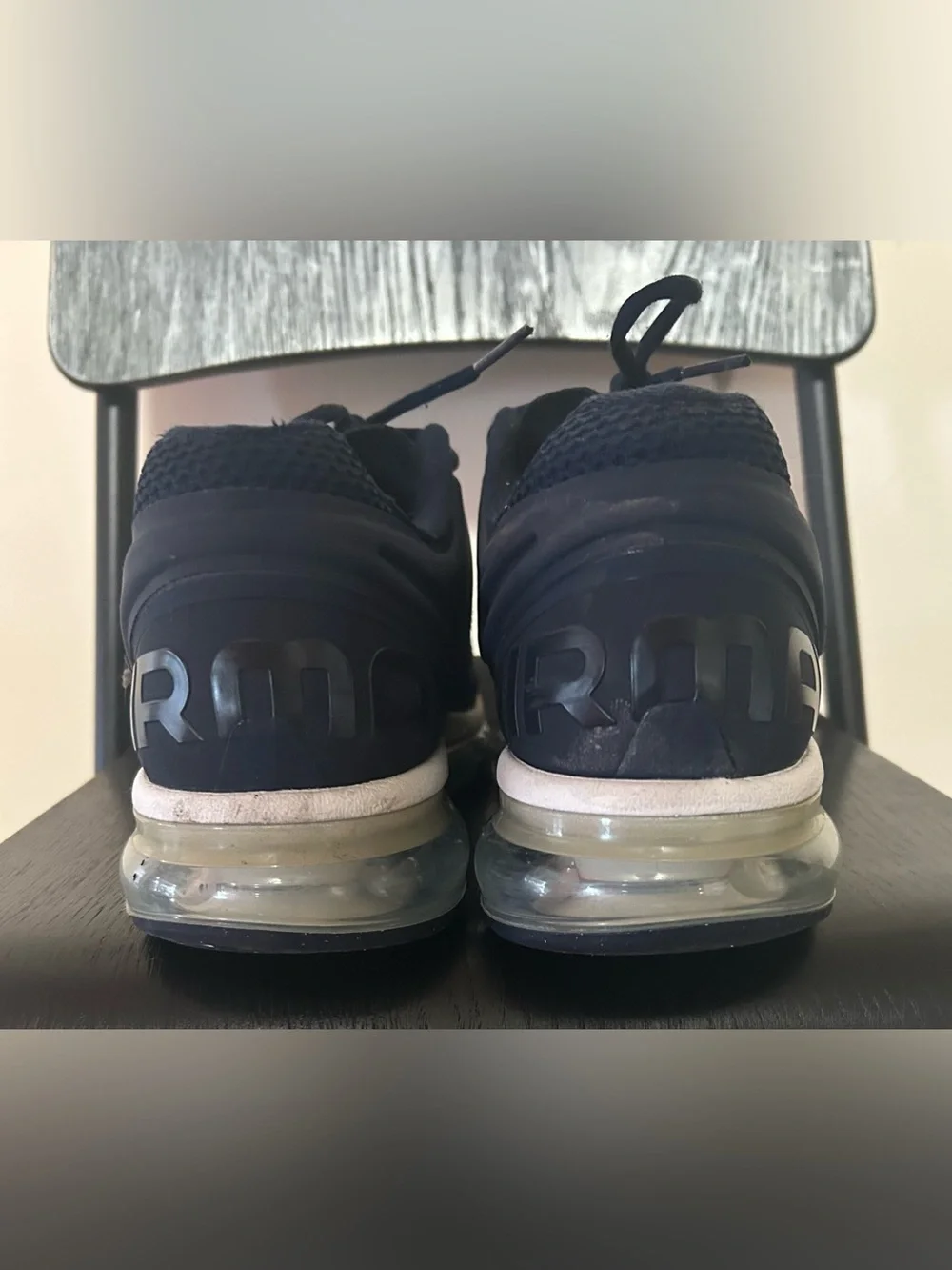 Nike Air Max Men's Navy Mesh Running Sneakers
